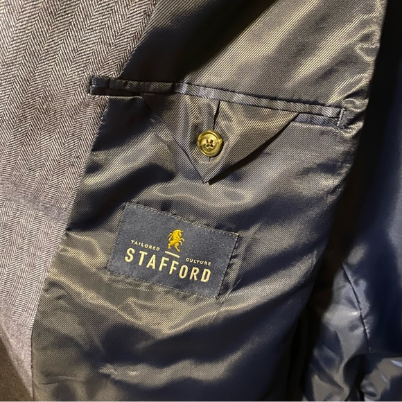 Stafford Tailored Culture Blazer Sportcoat - Picture 4 of 11